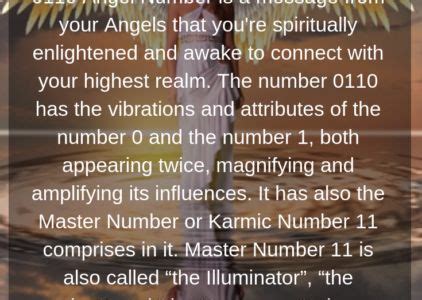 angel number 0110|0110 Angel Number And It’s Meaning – Mind Your Body Soul